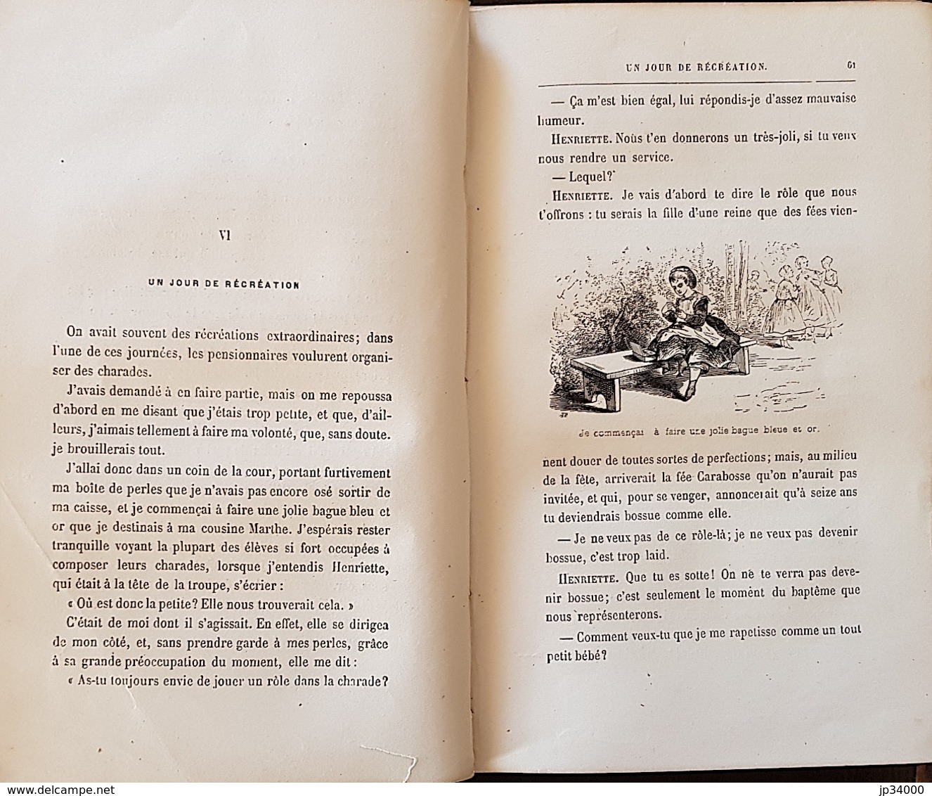 LES MEMOIRES D'UNE JEUNE FILLE  De Marie Vincent. Edition Originale 1889 - Normandie