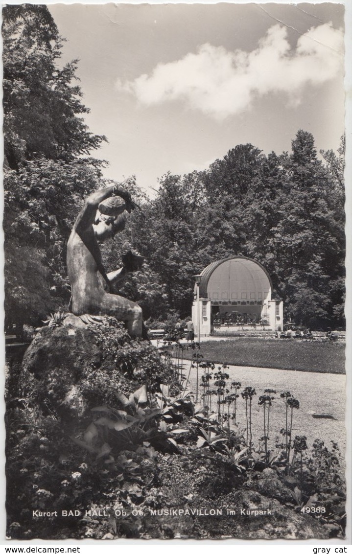 Kurort BAD HALL, Ob. Oe. MUSIKPAVILLON Im Kurpark, Austria, 1959 Used Real Photo Postcard [21869] - Bad Hall