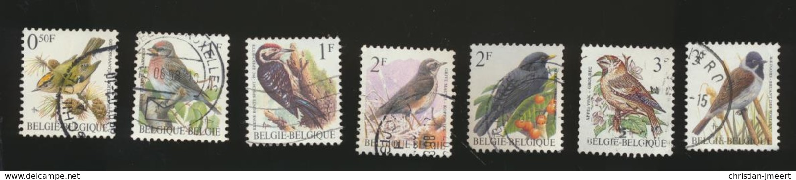 BUZIN  Lot De 34 Timbres Oblités - 1985-.. Vogels (Buzin)