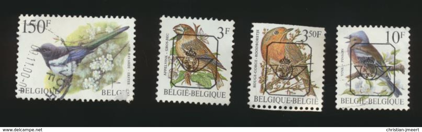 BUZIN  Lot De 34 Timbres Oblités - 1985-.. Vogels (Buzin)
