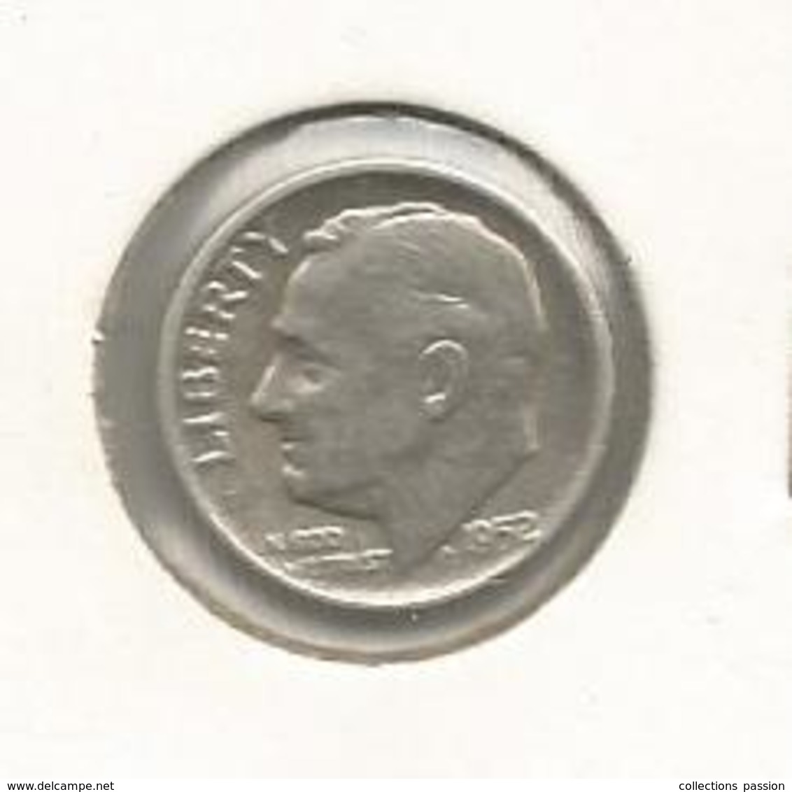 Monnaie, Etats Unis , United States Of America , One ,1 Dime ,1952, LIBERTY ,2 Scans - 1946-...: Roosevelt
