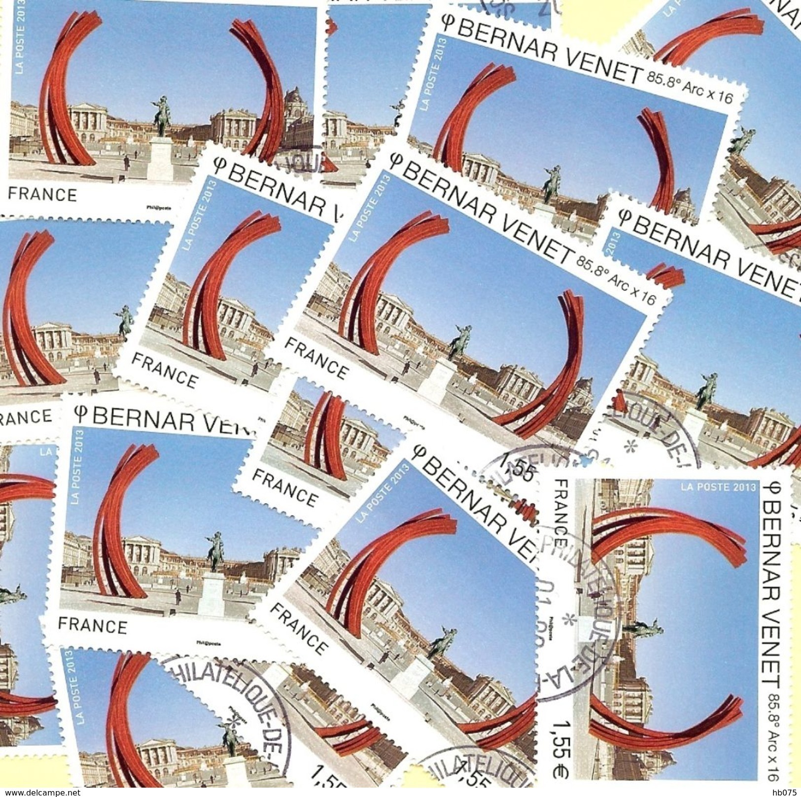 HB-P 319 France 5 Timbres Oblitérés 2013 YT N°4723 Bernar Venet - Départ à 10% De La Cote ! - Oblitérés