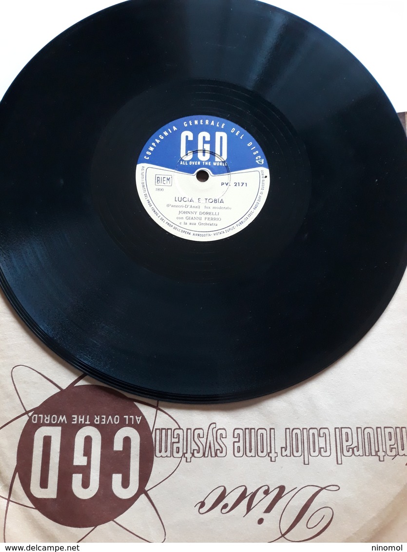 CGD  -  1952.  Serie  PV  Nr. 2171. Johnny  Dorelli - 78 Rpm - Schellackplatten