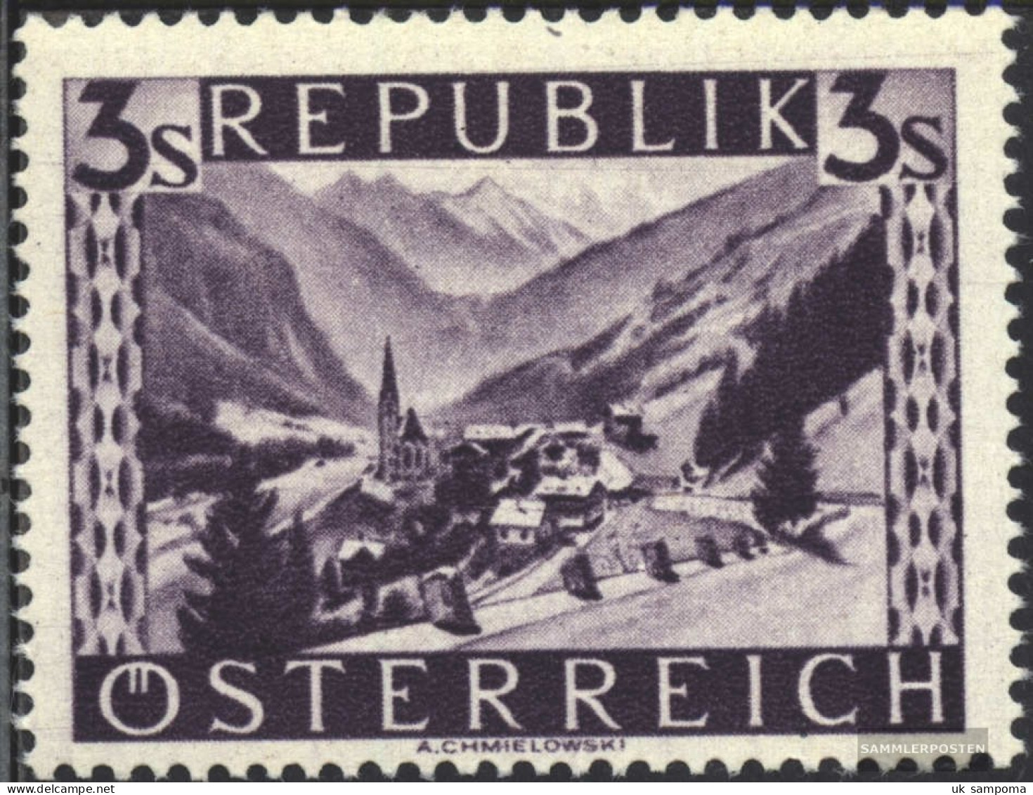 Austria 852 Unmounted Mint / Never Hinged 1947 Landscapes - Unused Stamps