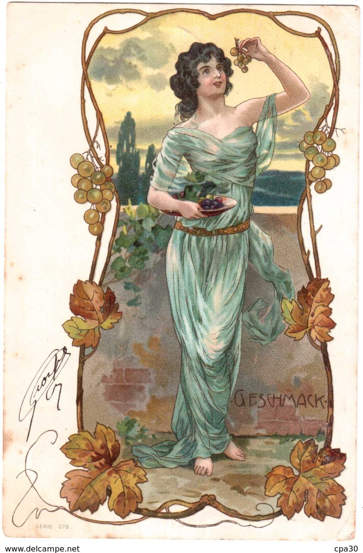 CPA ART NOUVEAU.ILLUSTRATEUR INCONNU - Altri & Non Classificati