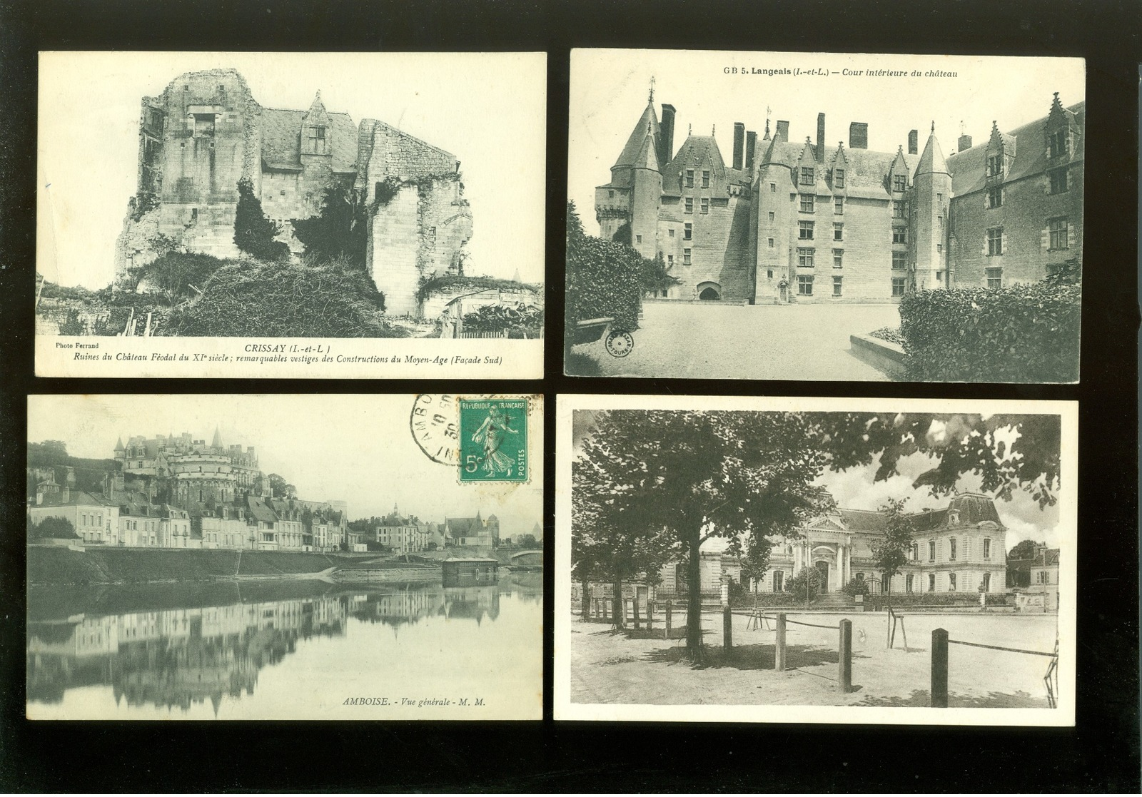 Lot De 59 Cartes Postales De France Indre - Et - Loire    Lot Van 59 Postkaarten Van Frankrijk ( 37 ) - 59 Scans - 5 - 99 Postcards