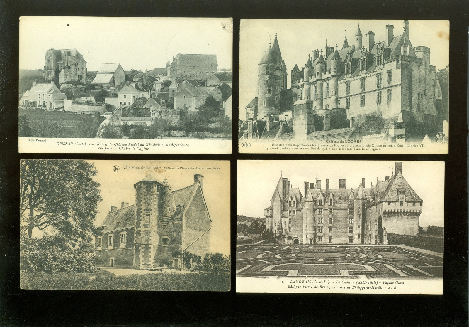 Lot De 59 Cartes Postales De France Indre - Et - Loire    Lot Van 59 Postkaarten Van Frankrijk ( 37 ) - 59 Scans - 5 - 99 Postcards