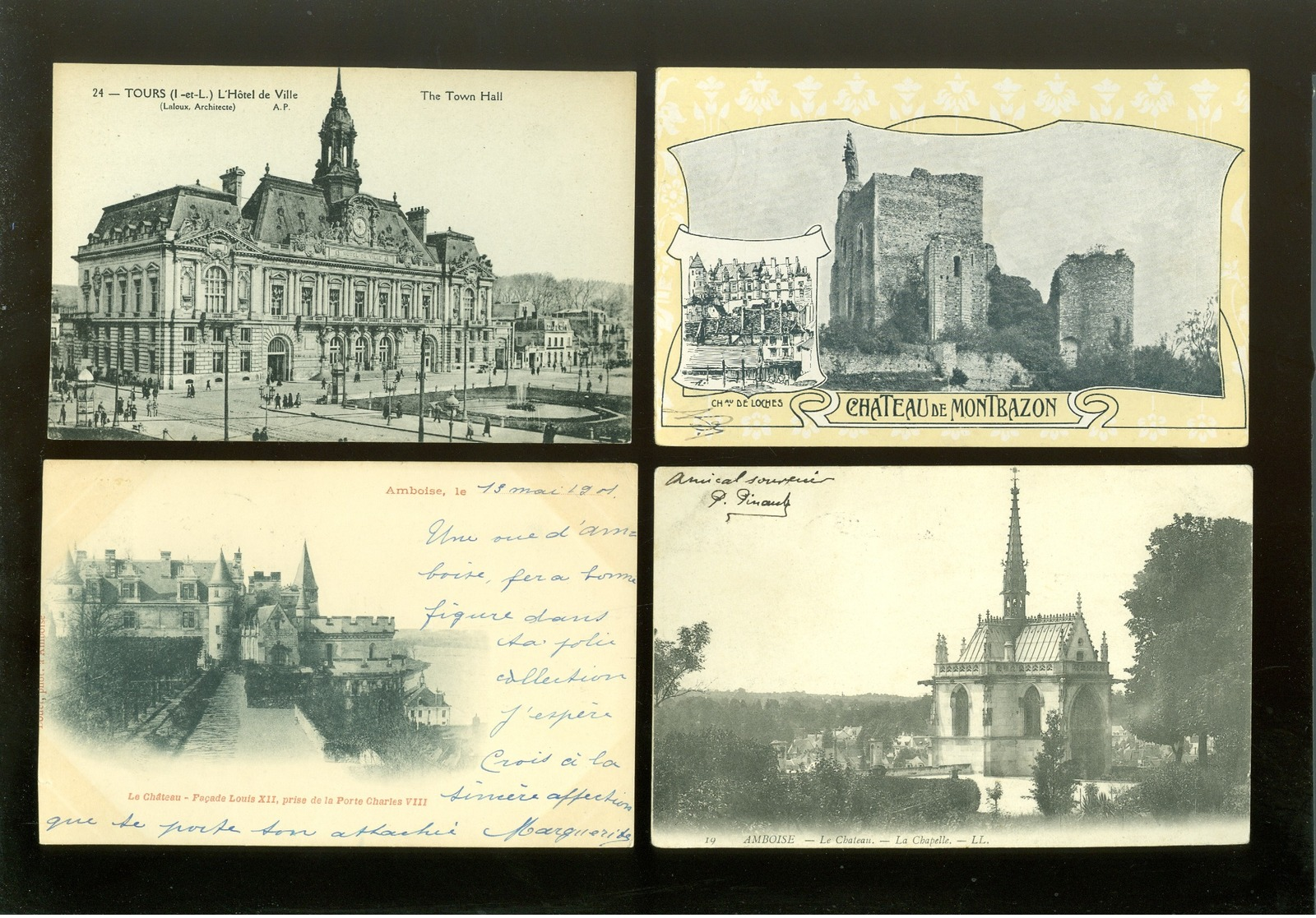 Lot de 59 cartes postales de France Indre - et - Loire    Lot van 59 postkaarten van Frankrijk ( 37 ) - 59 scans