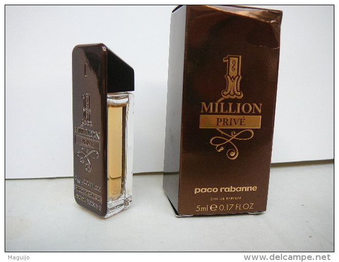 PACO RABANNE " 1 MILLION  PRIVE" MINI EDP 5 ML   LIRE ET VOIR !! - Miniatures Men's Fragrances (in Box)