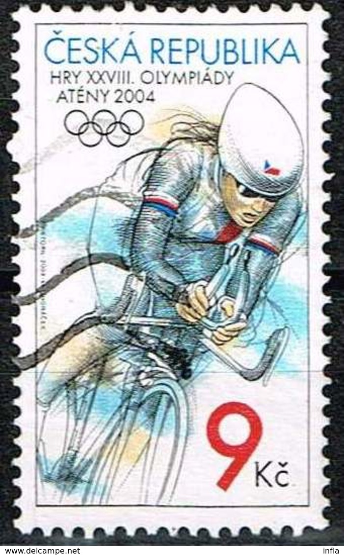 Tschechien 2004, Michel# 404 O THE 28TH OLYMPIC GAMES IN ATHENS - Used Stamps