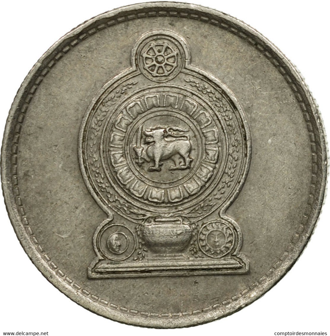 Monnaie, Sri Lanka, 25 Cents, 1982, TTB, Copper-nickel, KM:141.2 - Sri Lanka