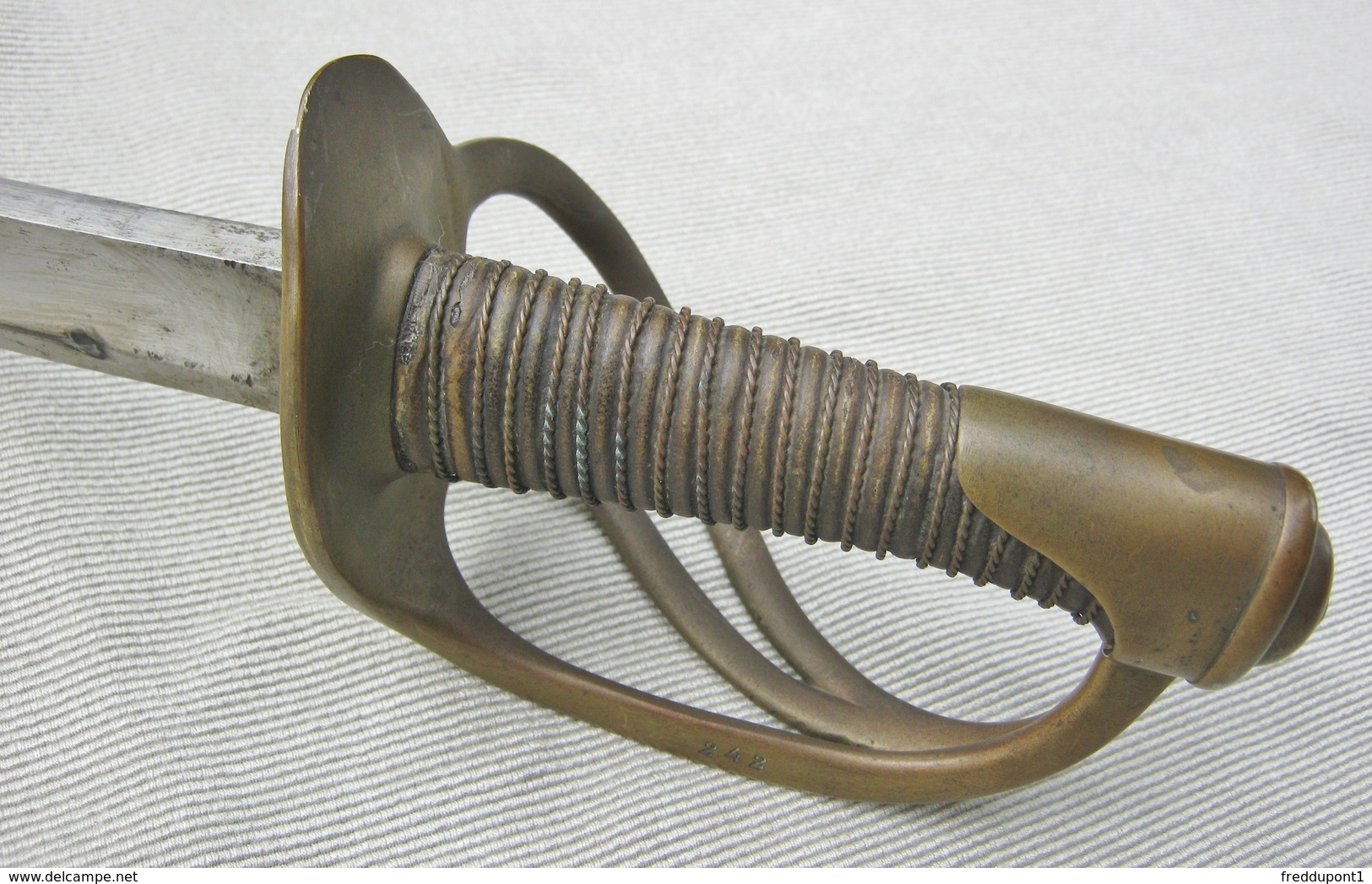sabre sword cavalerie 1822 modifié 1882 fourreau même numéro