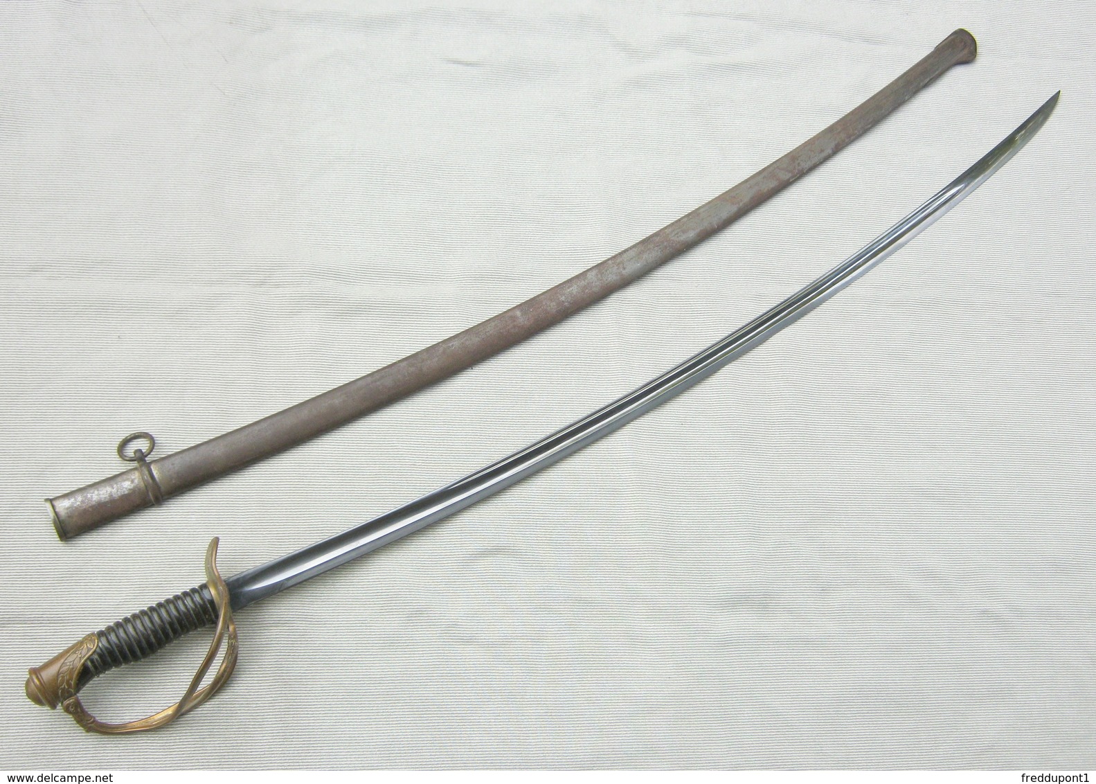 Sabre Sword Officier Cavalerie 1822 Modifié 1882 Couliau Kligenthal - Armes Blanches