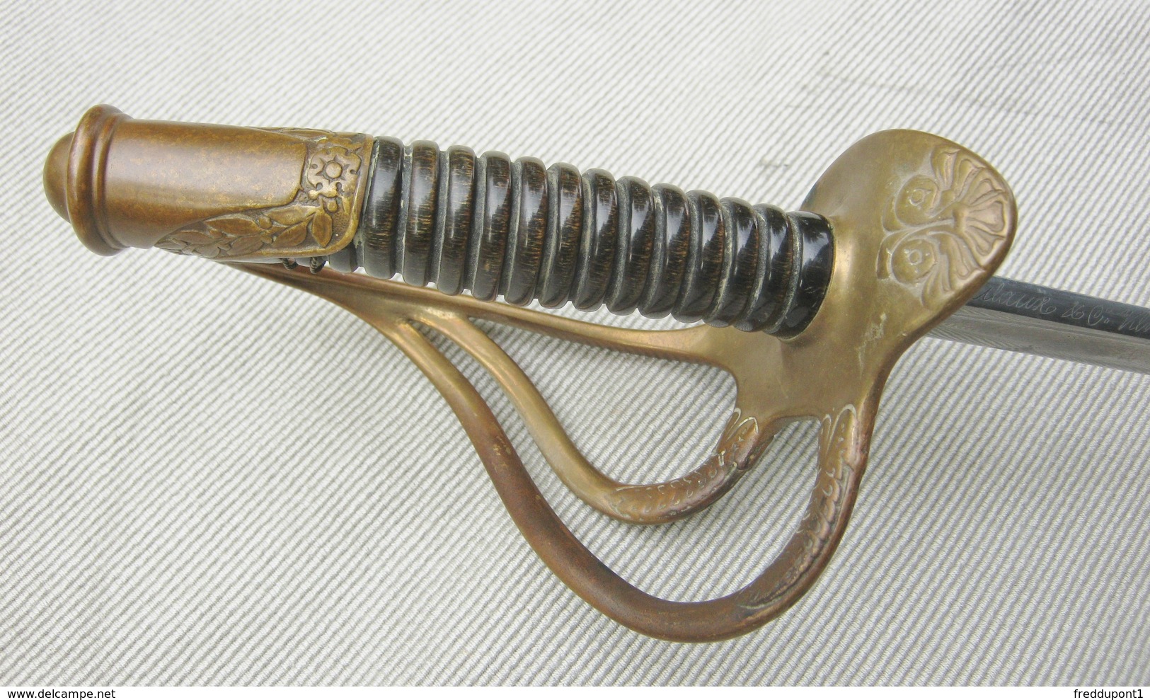 Sabre Sword Officier Cavalerie 1822 Modifié 1882 Couliau Kligenthal - Armes Blanches