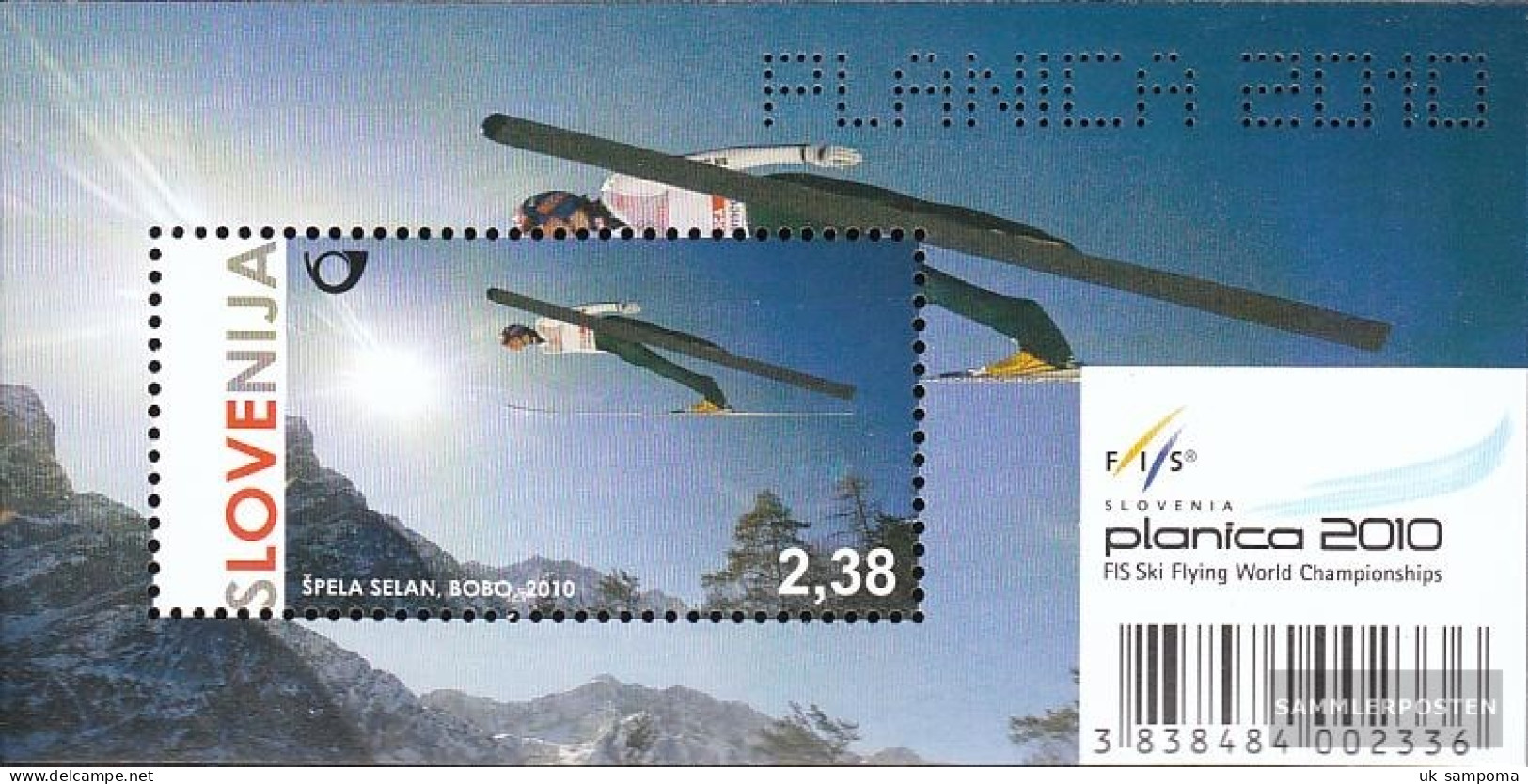 Slovenia Block47 (complete Issue) Unmounted Mint / Never Hinged 2010 Ski Championships - Slovenia