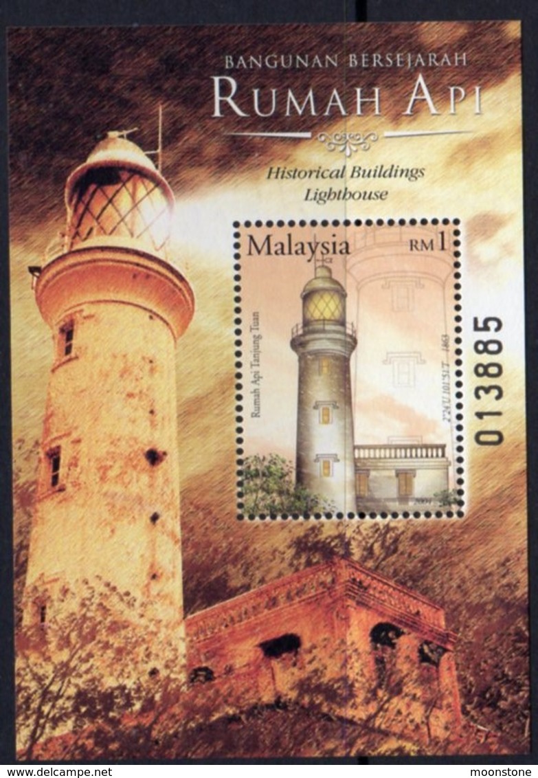 Malaysia 2004 Lighthouses MS, MNH, Ref. 85 - Lighthouses