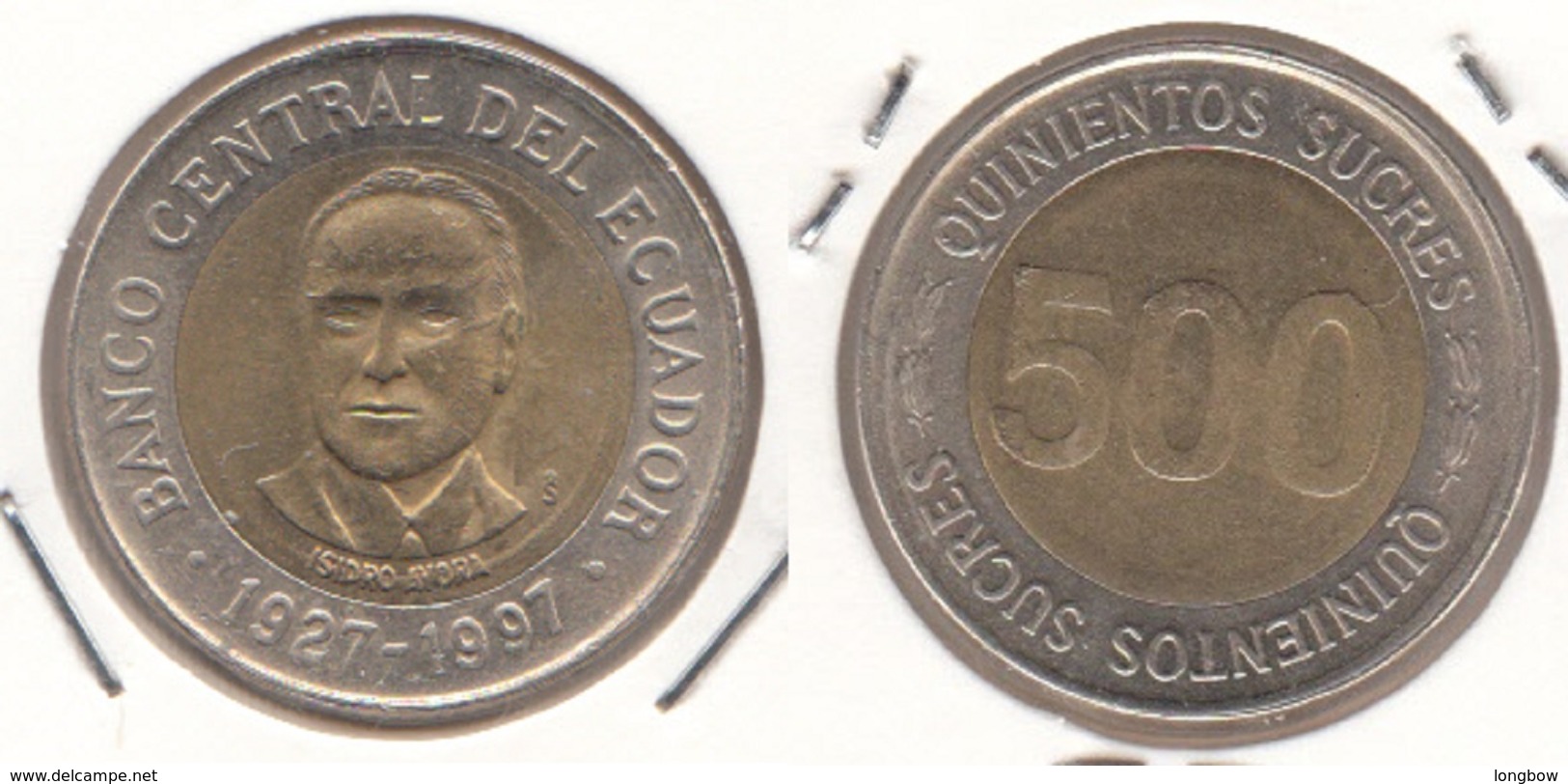 Ecuador 500 Sucres 1997 KM#102 - Used - Ecuador