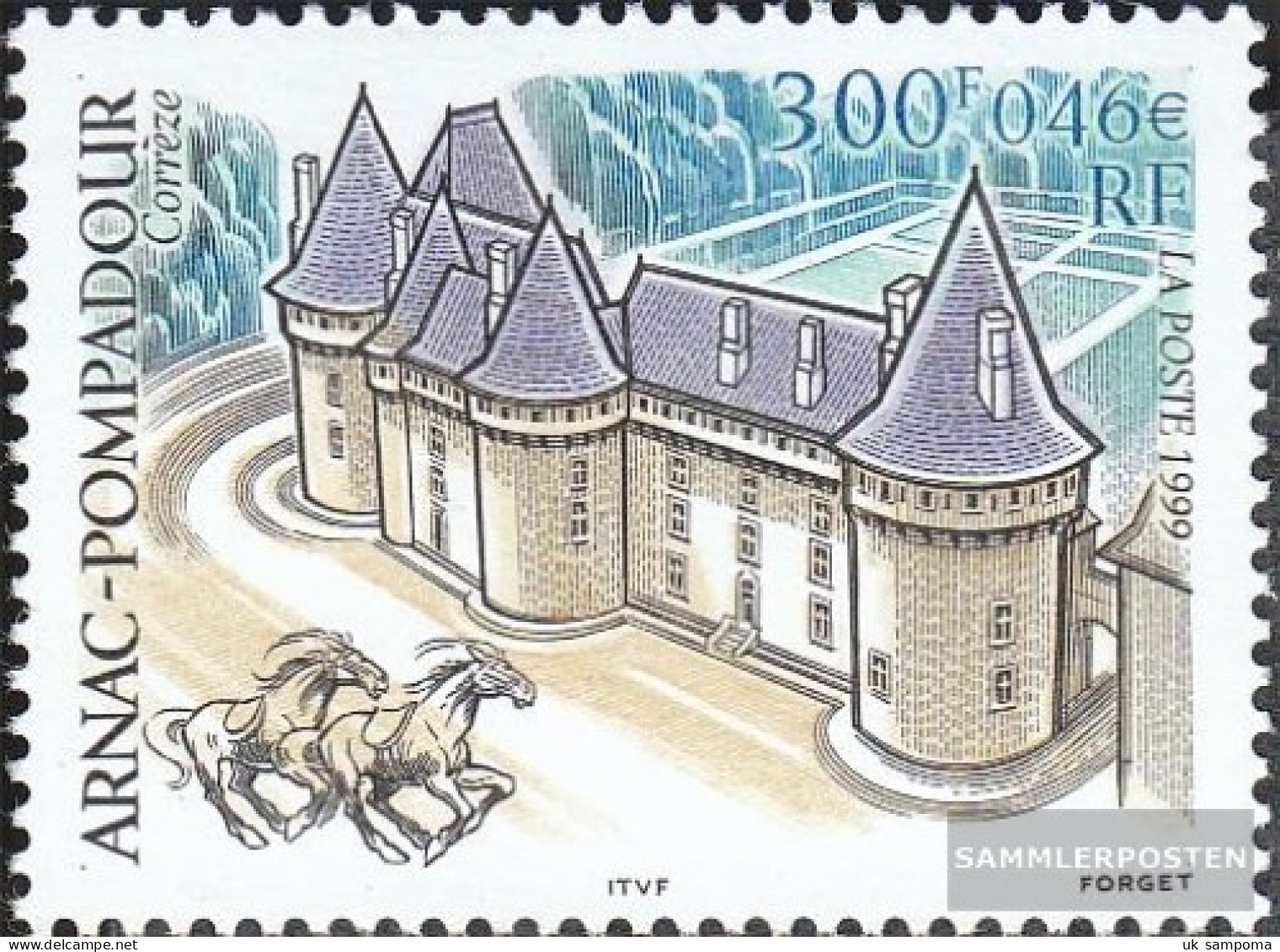 France 3420 (complete Issue) Unmounted Mint / Never Hinged 1999 Tourism - Nuevos