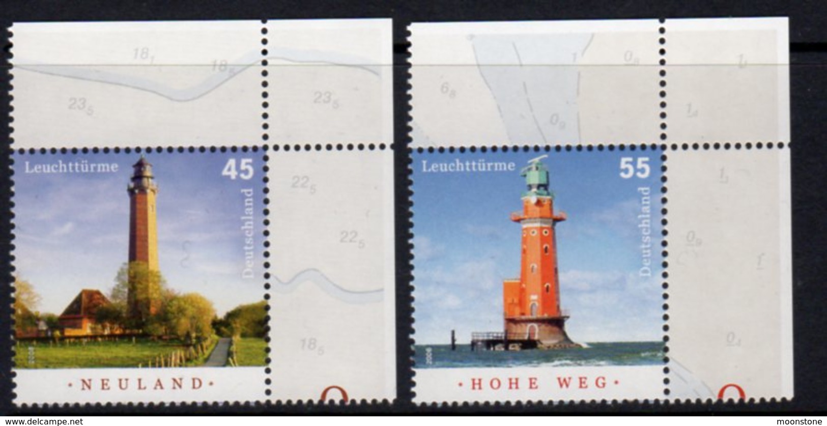 Germany 2006 Lighthouses Set Of 2, MNH, Ref. 97 - Lighthouses