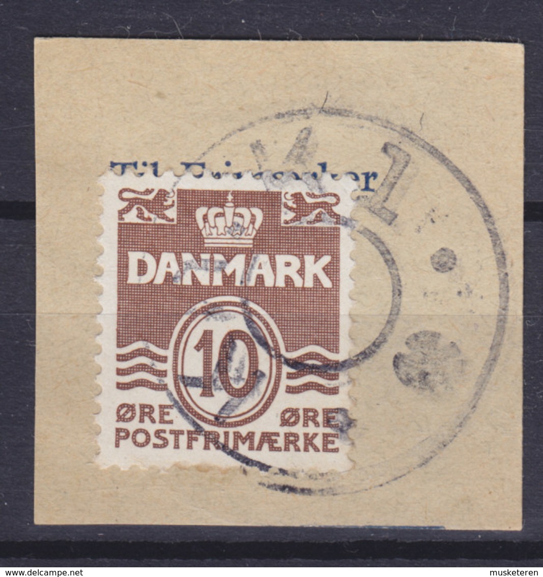 Denmark Mi. 233 II Stjernestempel Star Cancel (0683) Kh. K 1. (Underlagt KØBENHAVN K., Købmagergades Postkontor) - Used Stamps