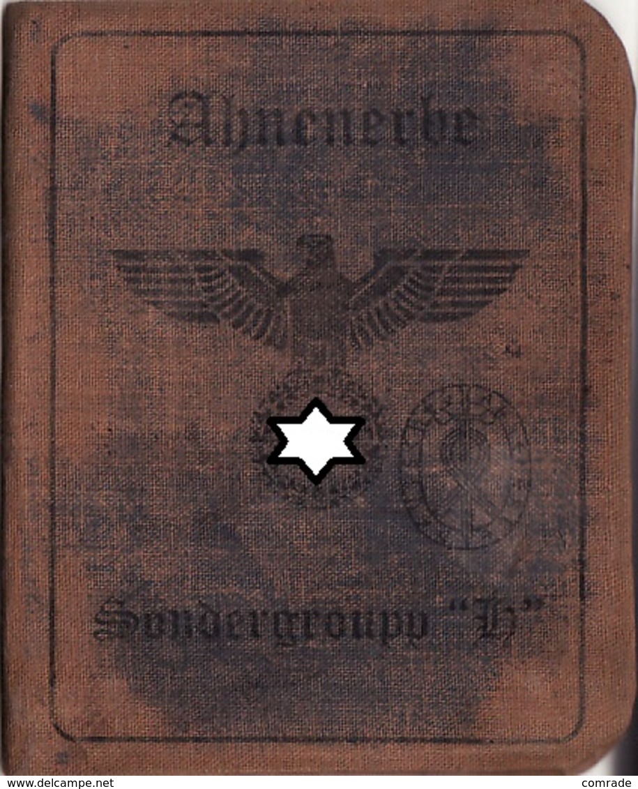 DOCUMENT III Reich. Nazi WW2 Germany.not Original - Documenten