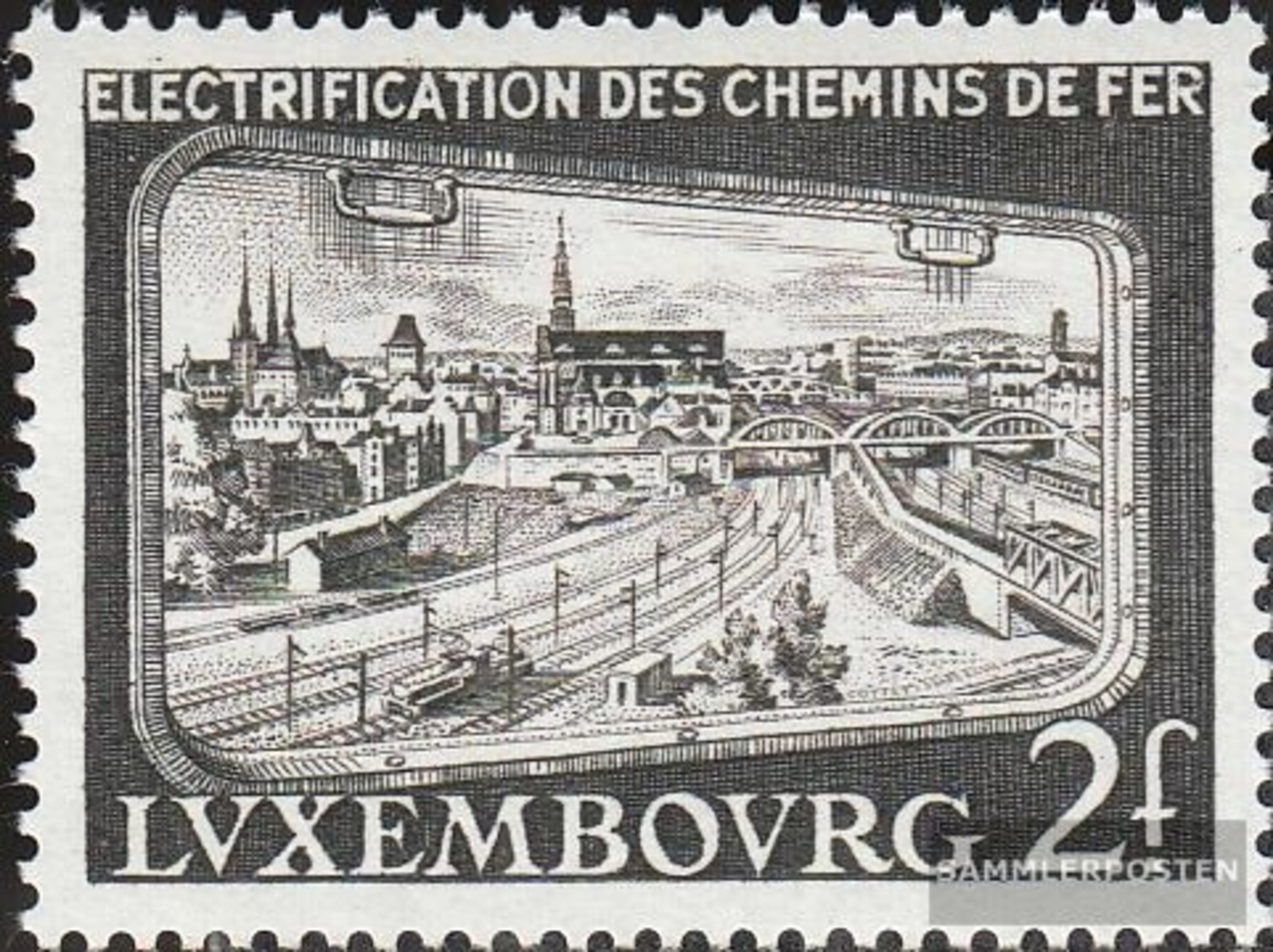 Luxemburg 558 (completa Edizione) MNH 1956 Ferroviarie - Nuovi