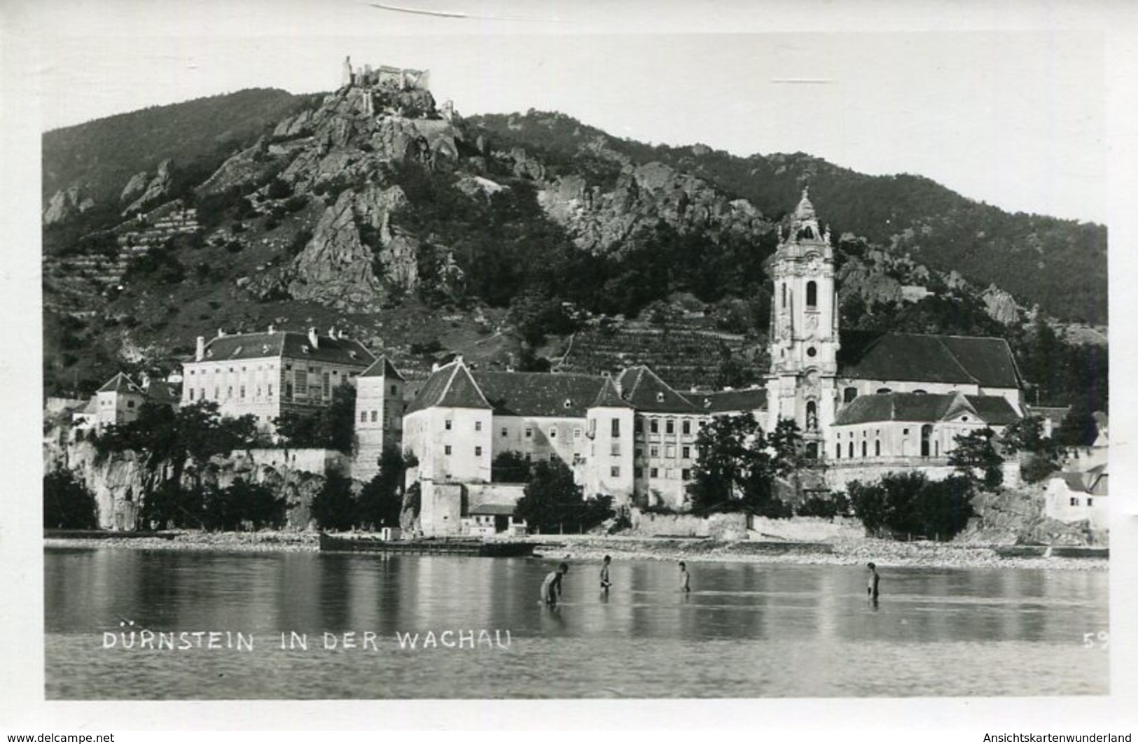 005492  Dürnstein In Der Wachau - Ansicht Mit Donau  1951 - Sonstige & Ohne Zuordnung