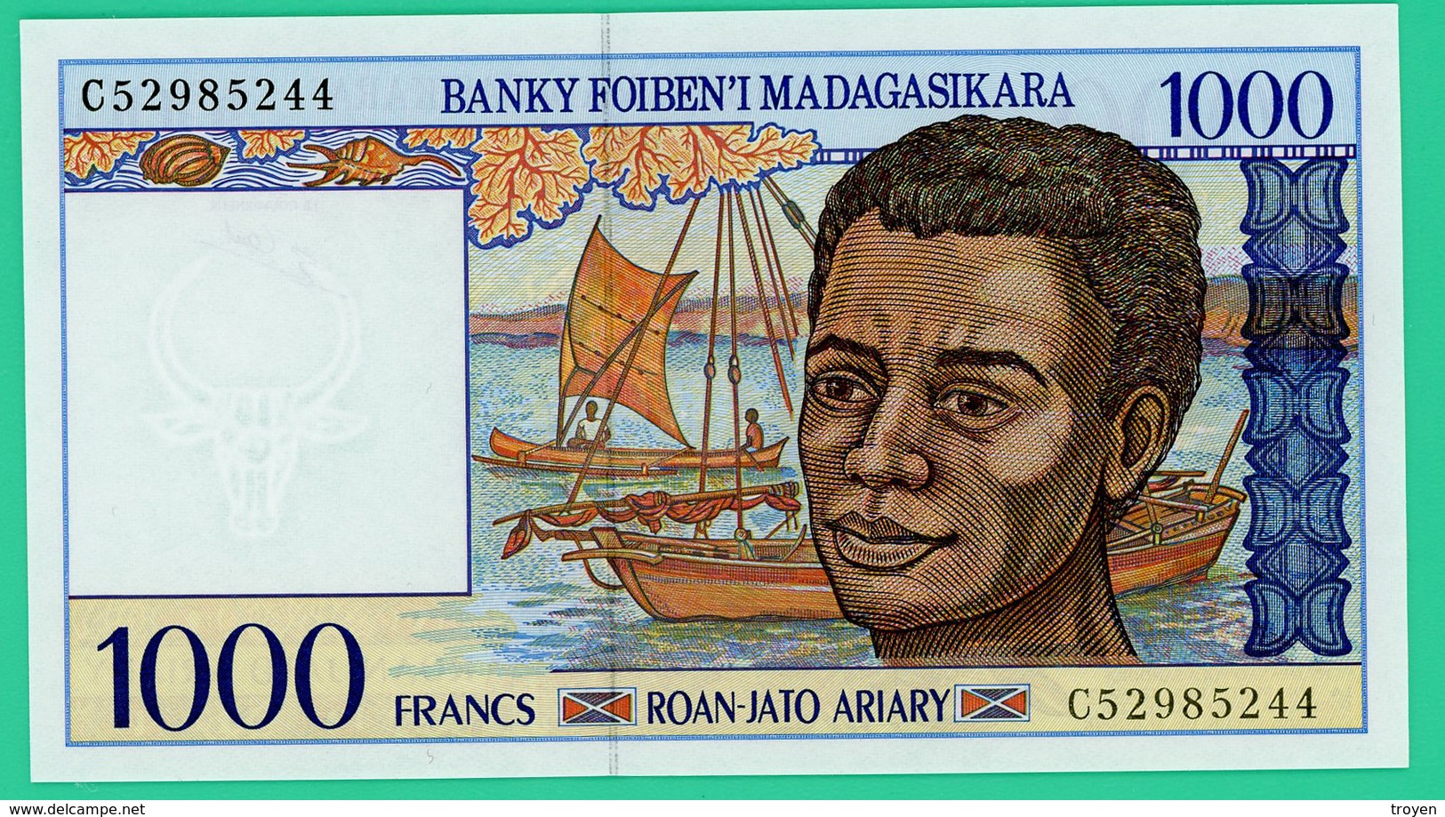 1000 Francs - Madagascar -  C52985244 -  Neuf - - Madagascar