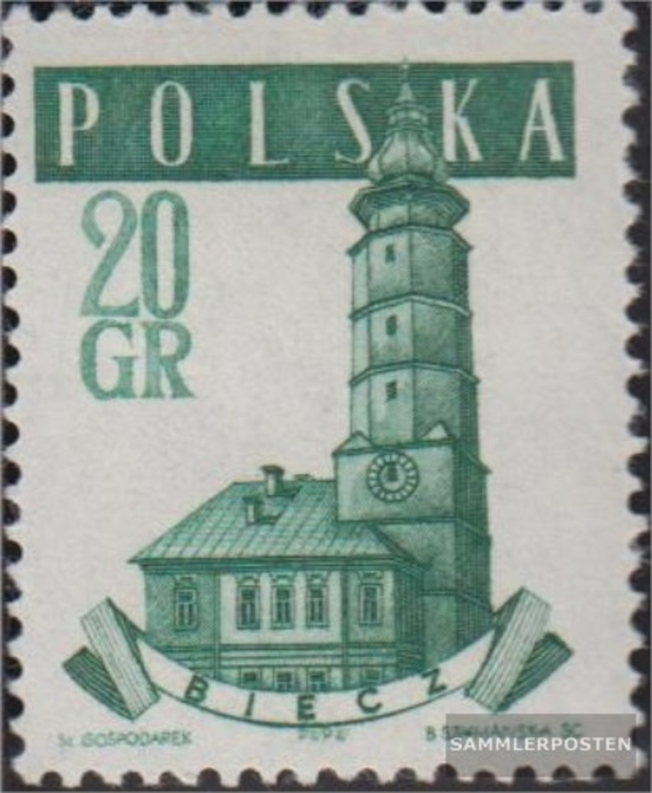 Polen 1046A II MNH 1958 Vecchio Municipi - Unused Stamps
