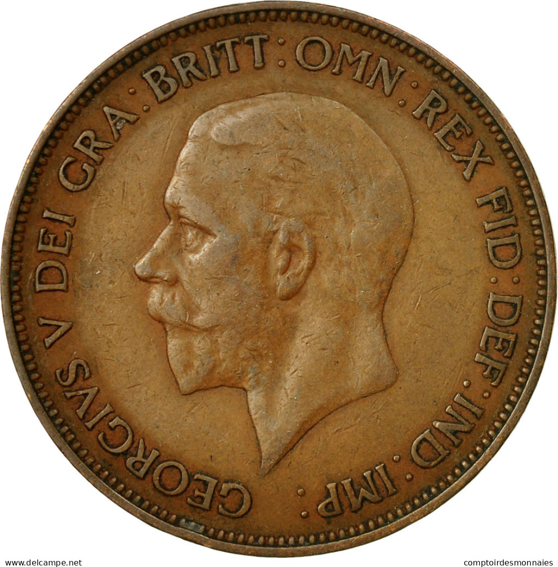 Monnaie, Grande-Bretagne, George V, Penny, 1935, TB, Bronze, KM:838 - D. 1 Penny