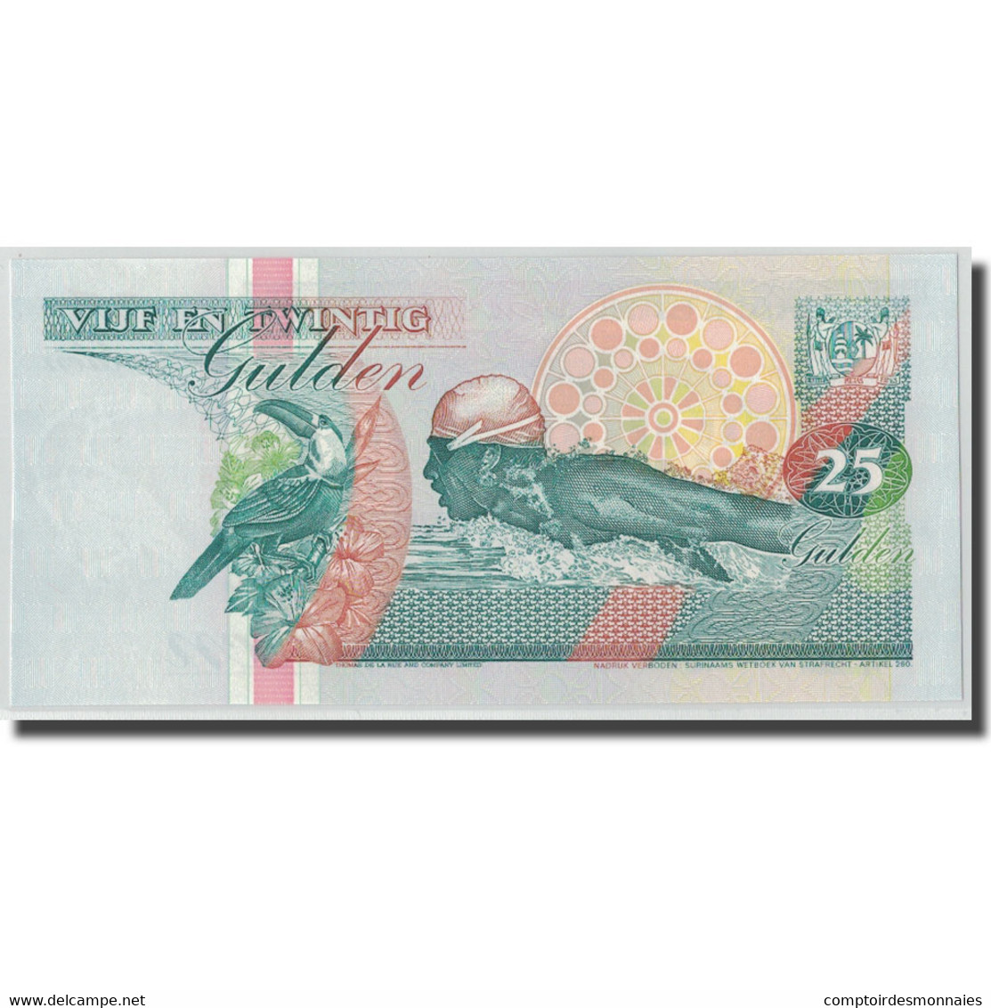 Billet, Surinam, 25 Gulden, 1998, 1998-02-10, KM:138d, SPL - Suriname