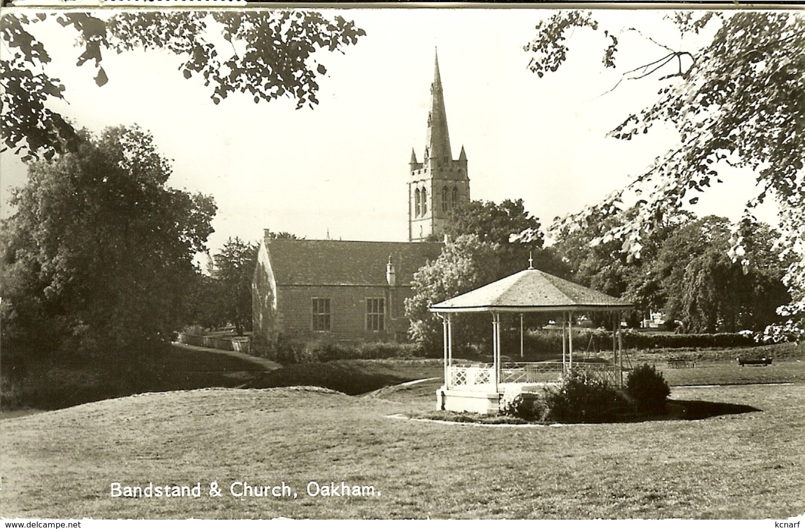 CP De OAKHAM " Bandstand & Church " - Rutland