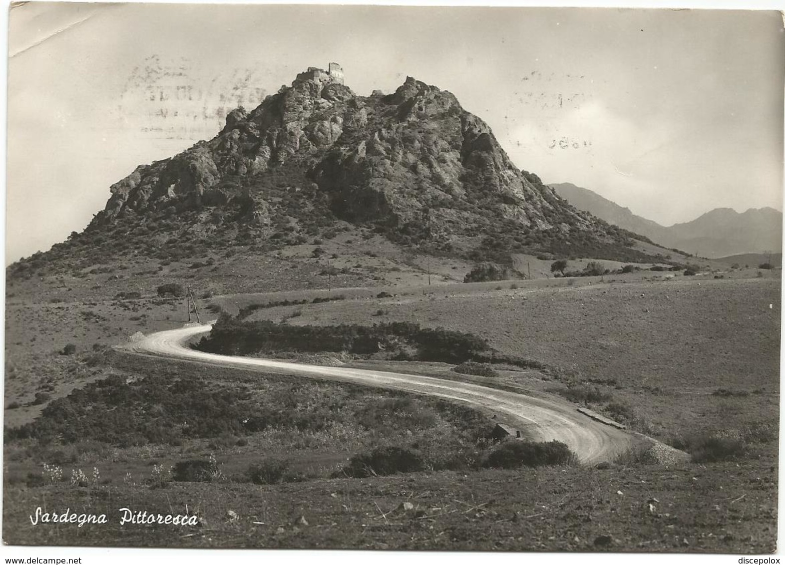 X4332 Siliqua (Cagliari) - Castello Dell'Acqua Fredda - Panorama Dalla Piana / Viaggiata 1956 - Andere & Zonder Classificatie