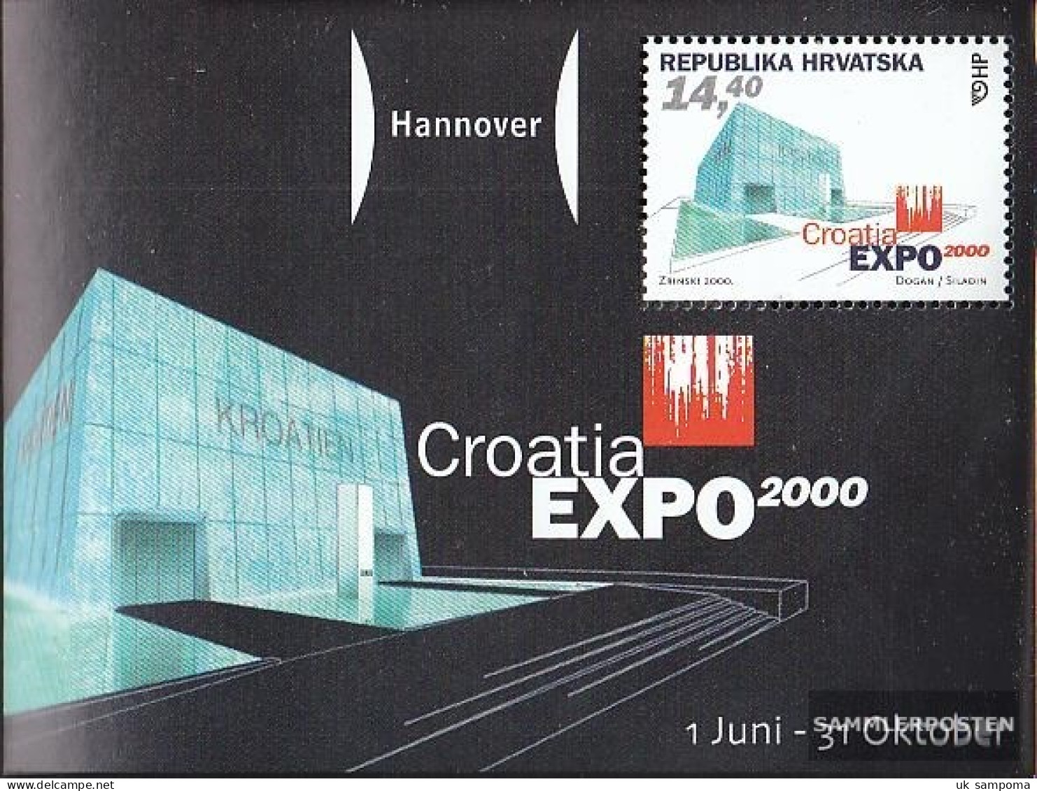 Croatia Block16 (complete Issue) Unmounted Mint / Never Hinged 2000 World Exhibition 2000 - Croatia