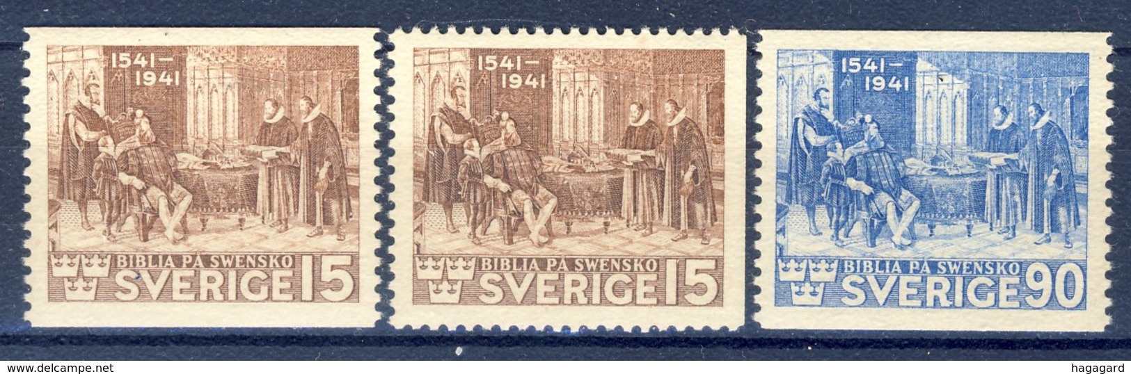 +Sweden 1941. Bible. (Michel 281-82). MNH(**) - Neufs