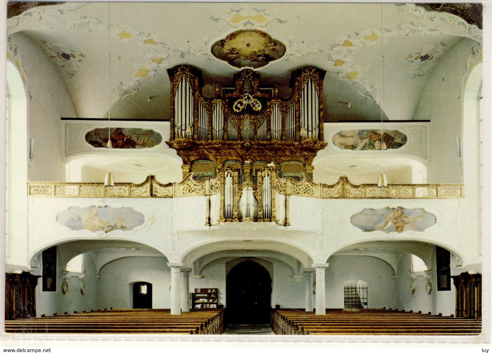 BREGENZ  PFARRKIRCHE ST. GALLUS MIT GROSSER ORGEL - Bregenz