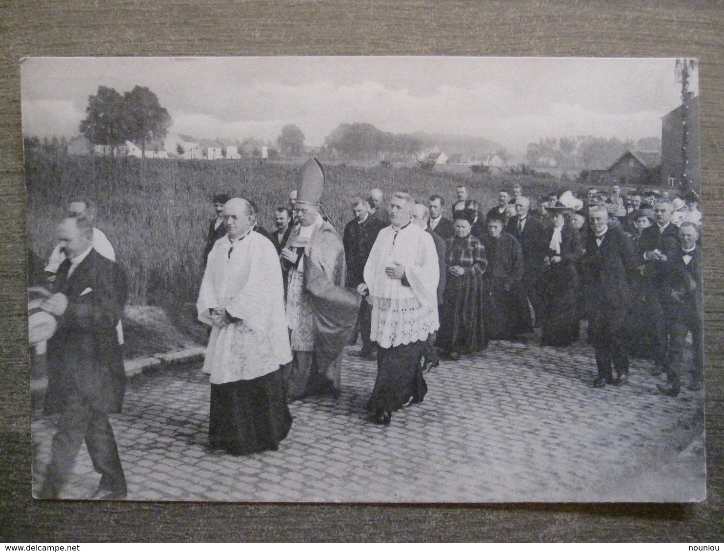 Cpa Ernage (Gembloux) - Souvenir Réception Monseigneur Heylen (évêque Namur) - 27-28 Mai 1913 - Procession - Gembloux