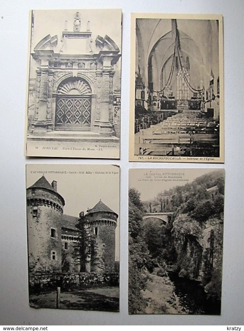 FRANCE - Lot 20 - 50 anciennes cartes postales différentes