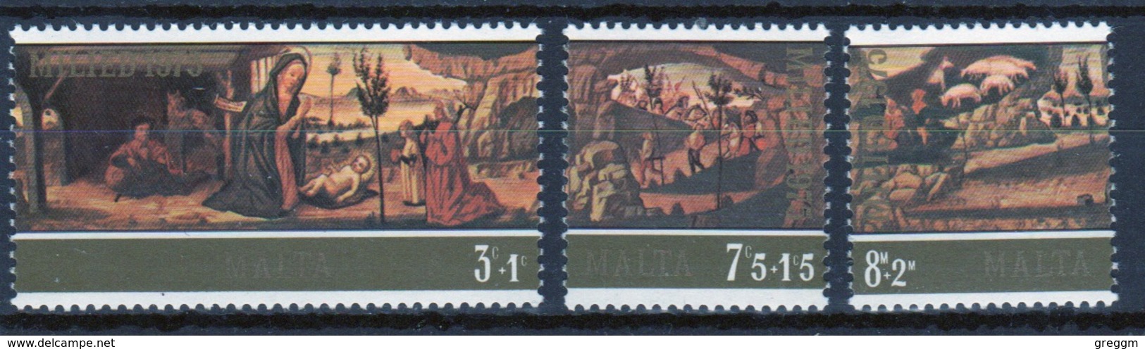 Malta 1975 Complete Set Of Stamps To Celebrate Christmas. - Malta
