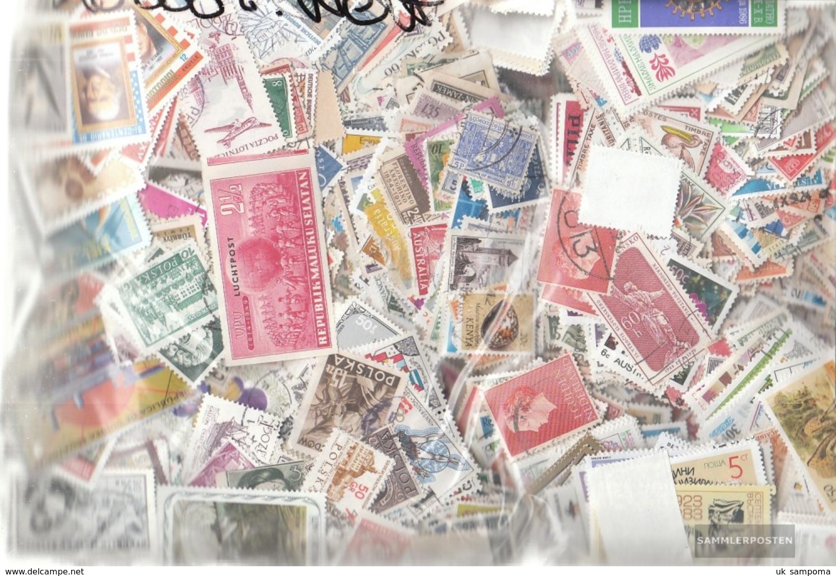 All World 100.000 Different Stamps - Collections (without Album)