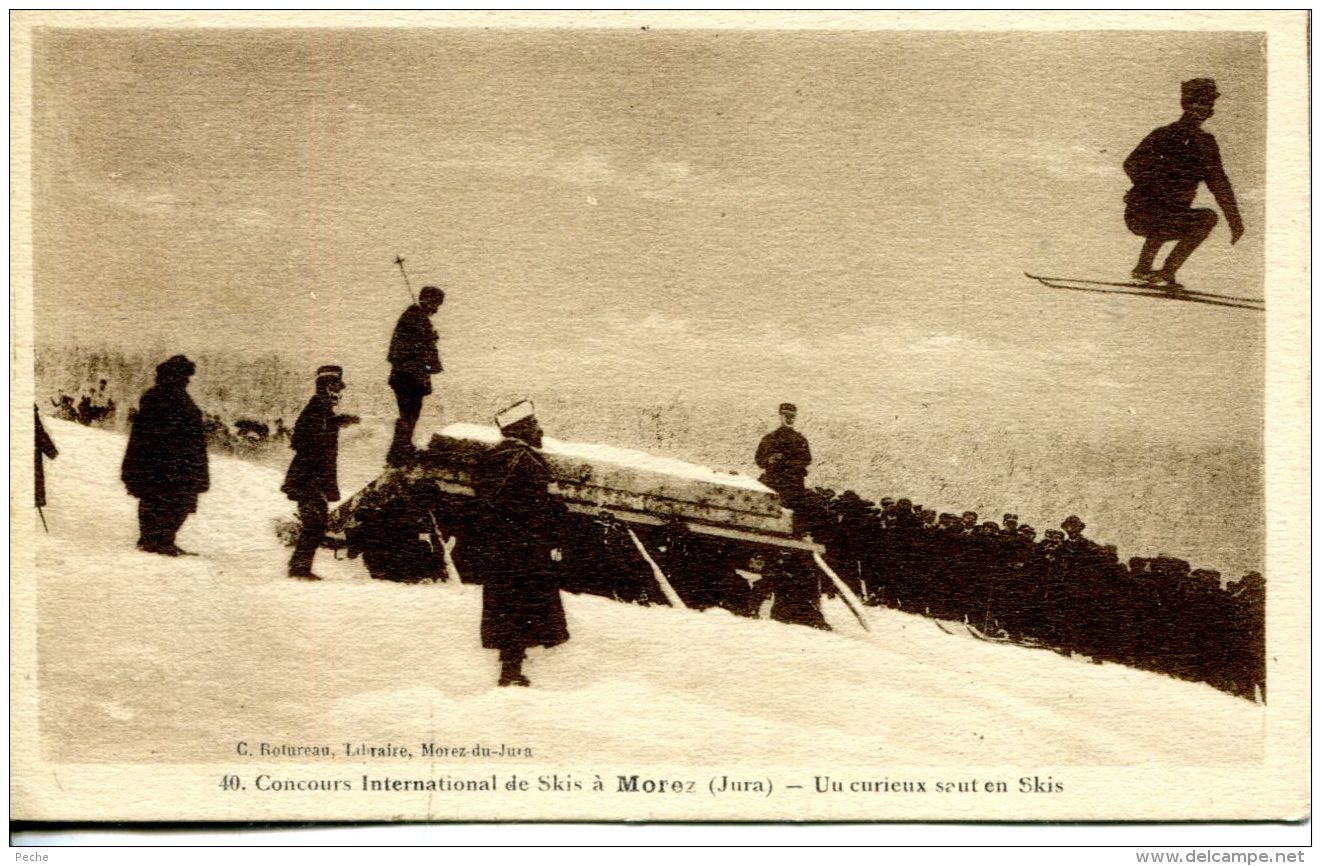 N°1940 A -Morez -un Curieux Saut à Skis- - Sports D'hiver