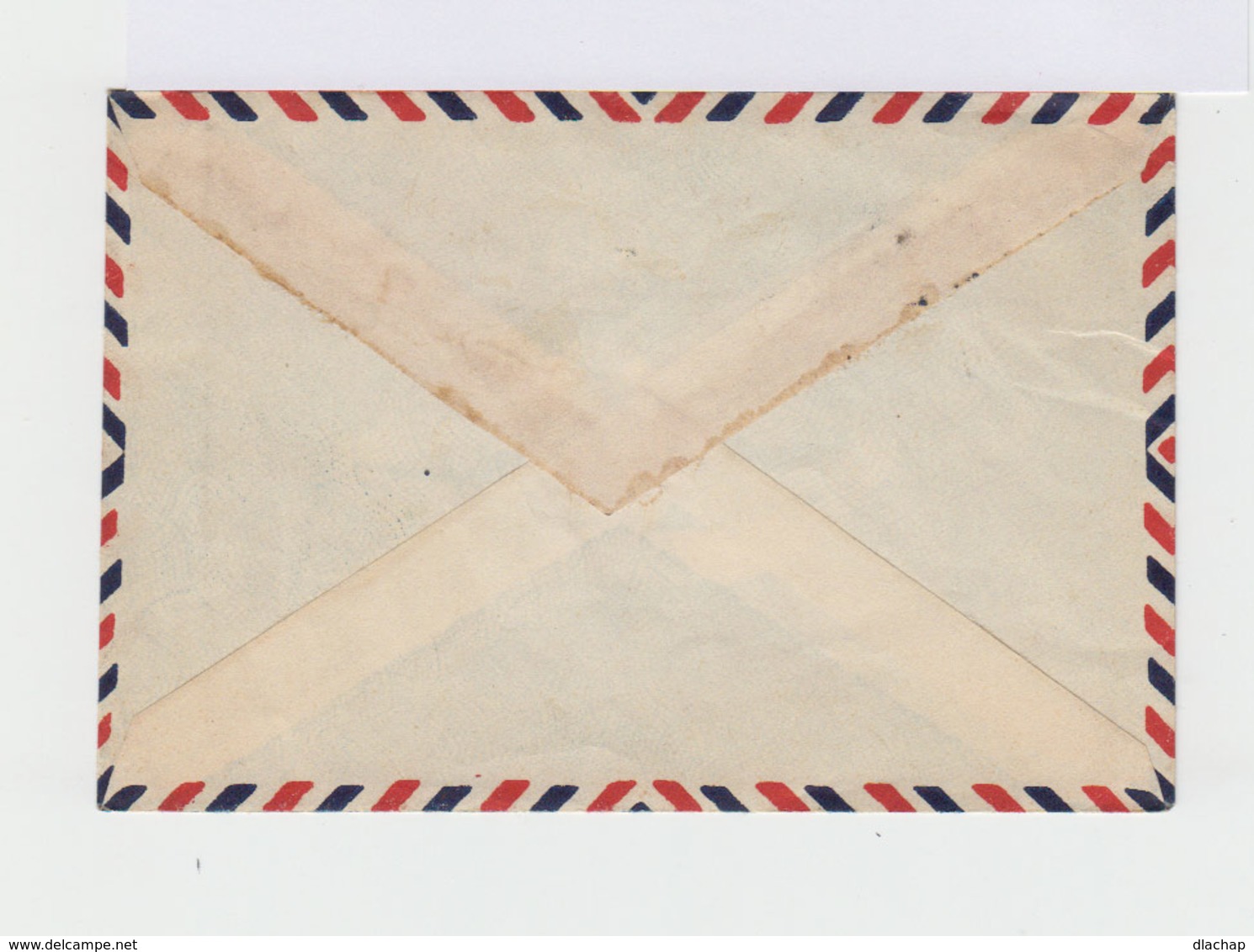 Sur Enveloppe Par Avion 80 Cts Poste Aérienne Anniversaire Victoire Et 25 C. Bleu. CAD Saïgon 1947. (689) - Poste Aérienne
