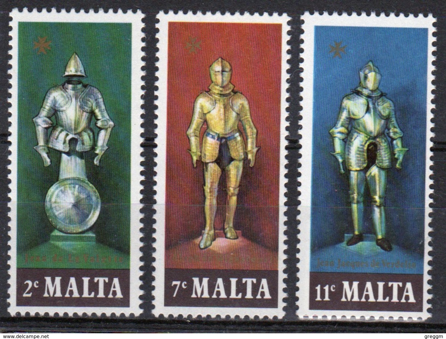 Malta 1977 Complete Set Of Stamps To Celebrate Suits Of Armour - Malta