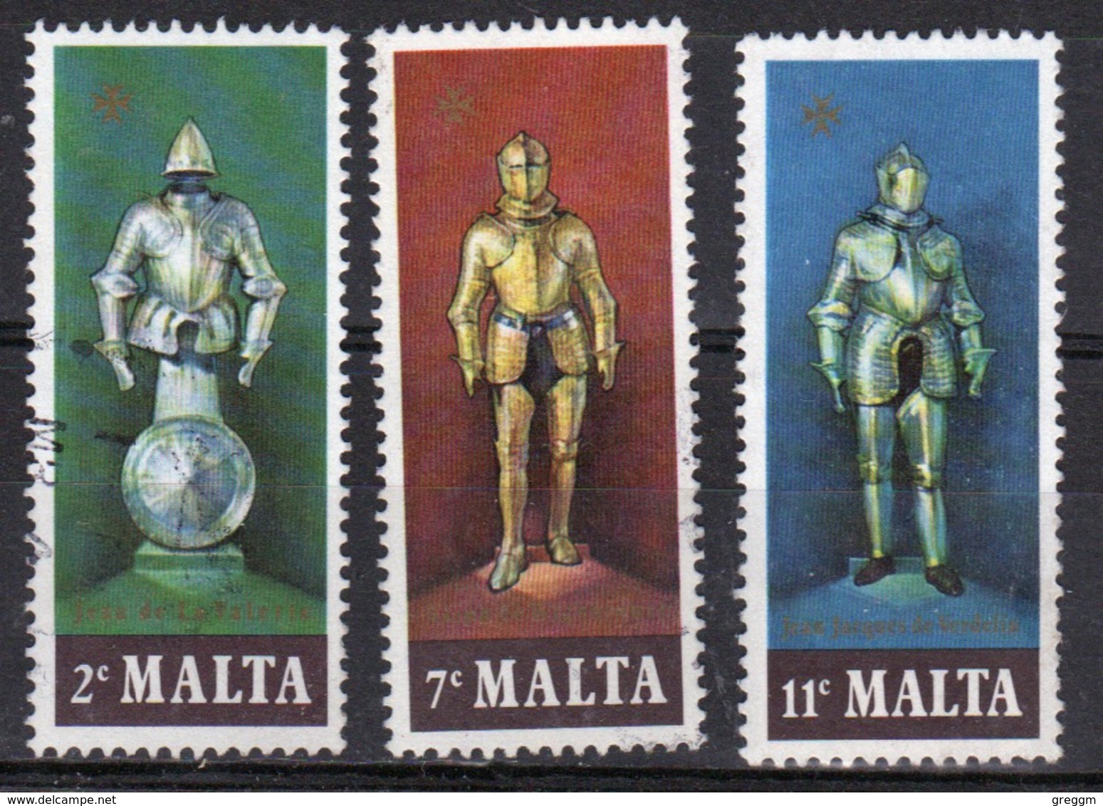 Malta 1977 Complete Set Of Stamps To Celebrate Suits Of Armour - Malta