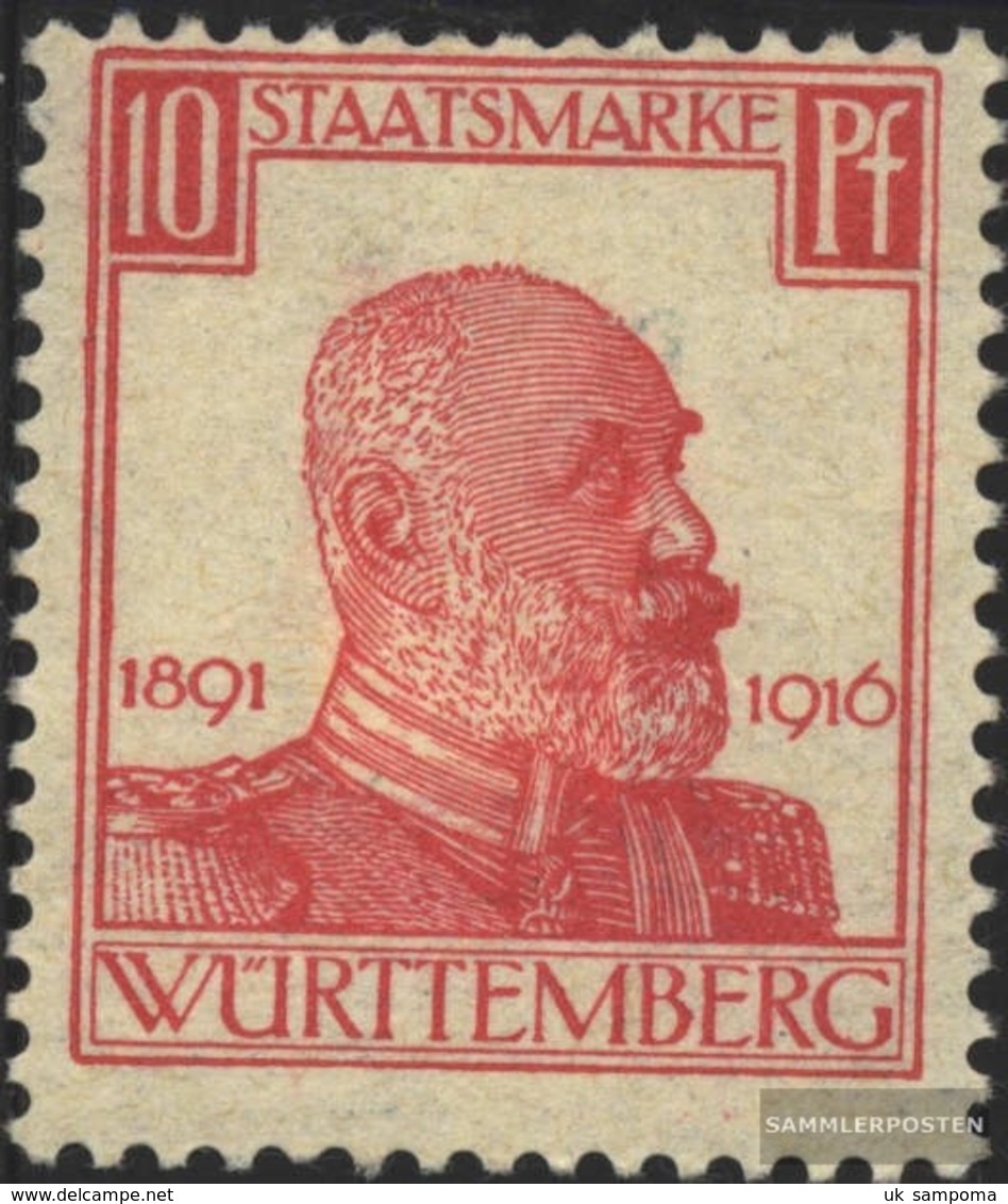 Württemberg D243 Tested Fine Used / Cancelled 1916 King William - Sonstige & Ohne Zuordnung