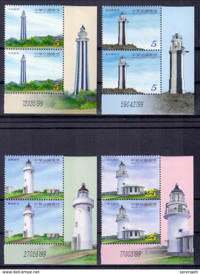 Taiwan 'Leuchttürme' / Taiwan 'Lighthouses' **/MNH 2014 - Phares