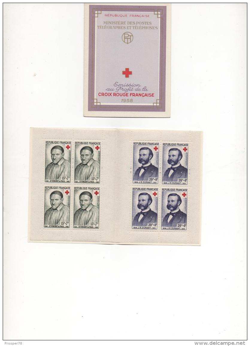 FRANCE. 1958. CARNET NEUF** "CROIX-ROUGE" - Croix Rouge