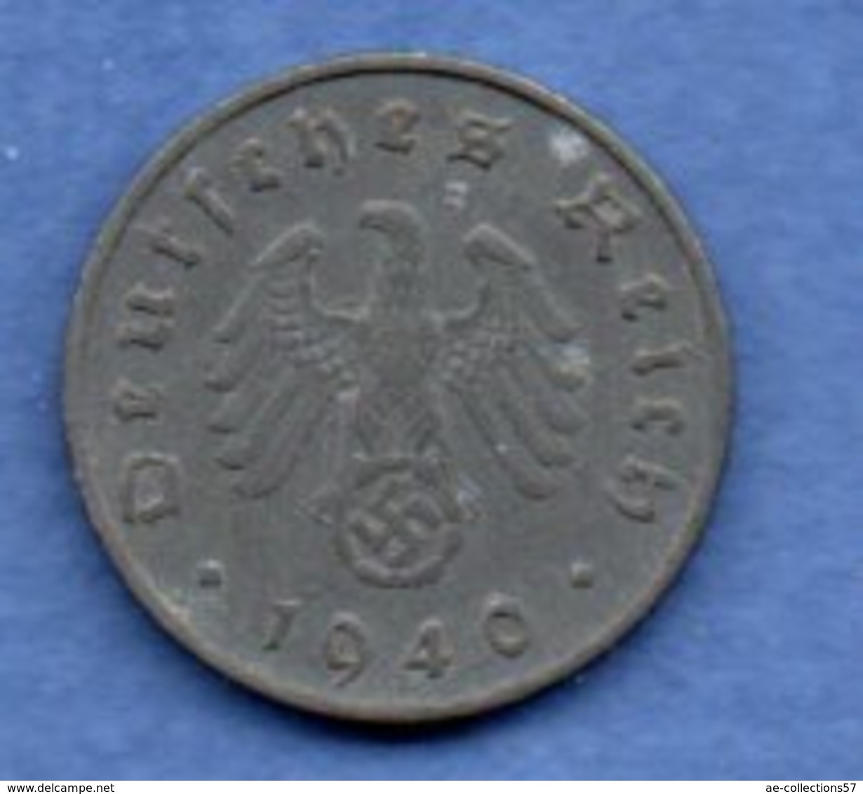 Allemagne  -  10 Reichspfennig  1940 A -  Km # 101 -  état  TB+ - 10 Reichspfennig