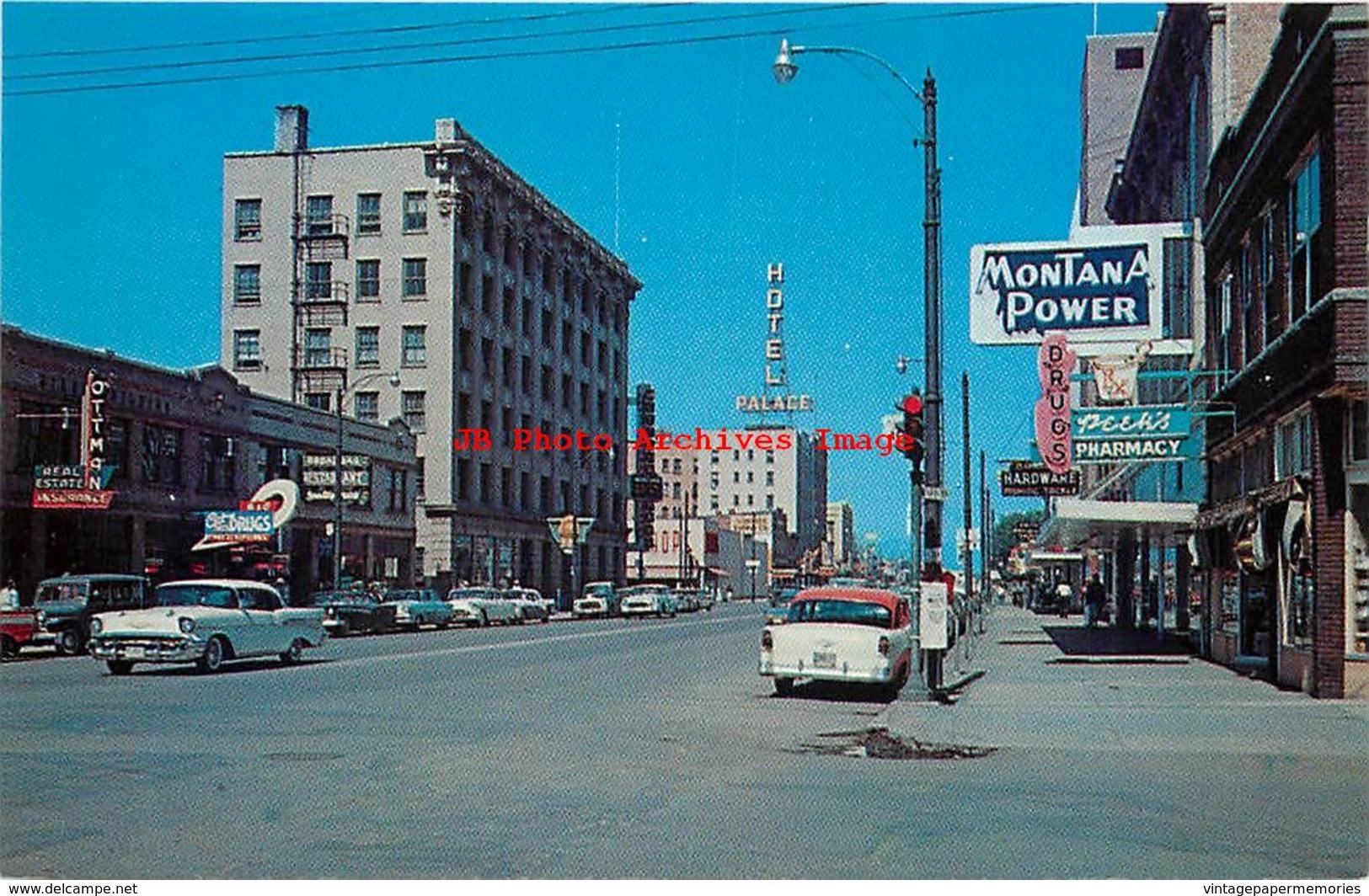 281621-Montana, Missoula, Broadway Looking West, Bob Anderson By Dexter Press No 25072-B - Missoula