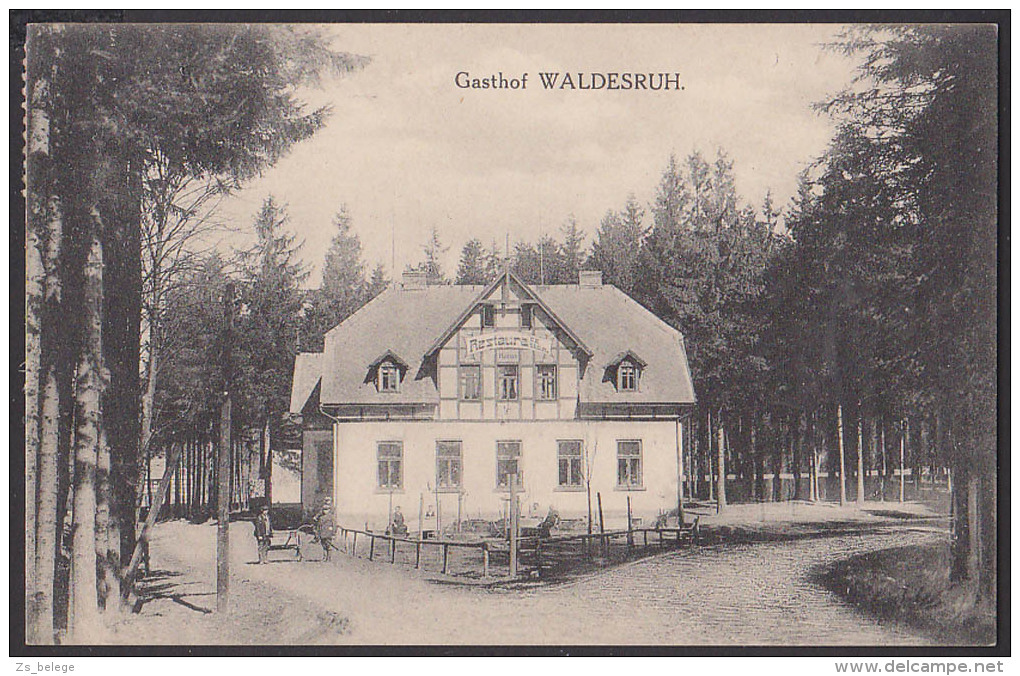 Raiza Bei Tyssa Tisa Tissa Böhmen Karte 1930, Gasthof Waldesruh Und Sommerfrische - Boehmen Und Maehren